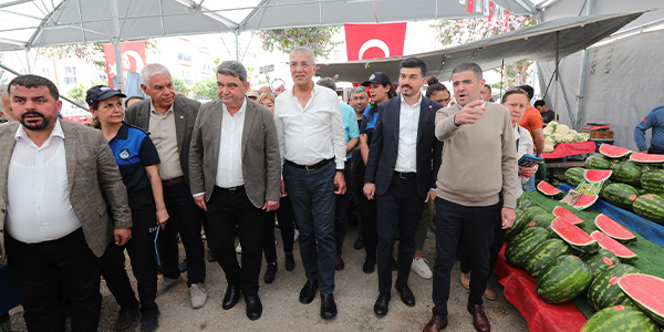 Mezitli Belediyesi Semt Pazarı’nı yeniledi