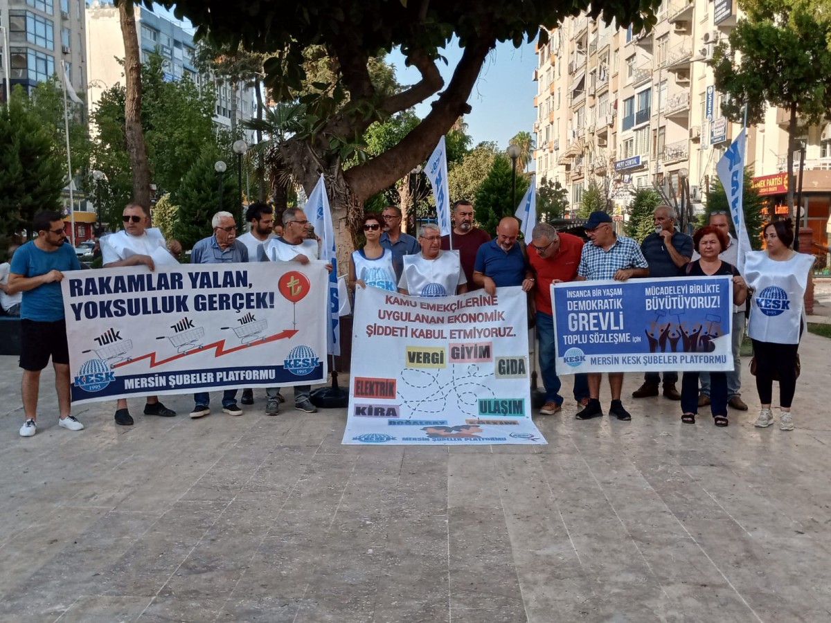 KESK, YOKSULLUK SINIRININ ÜZERİNDE ÜCRET TALEP EDİYORUZ!