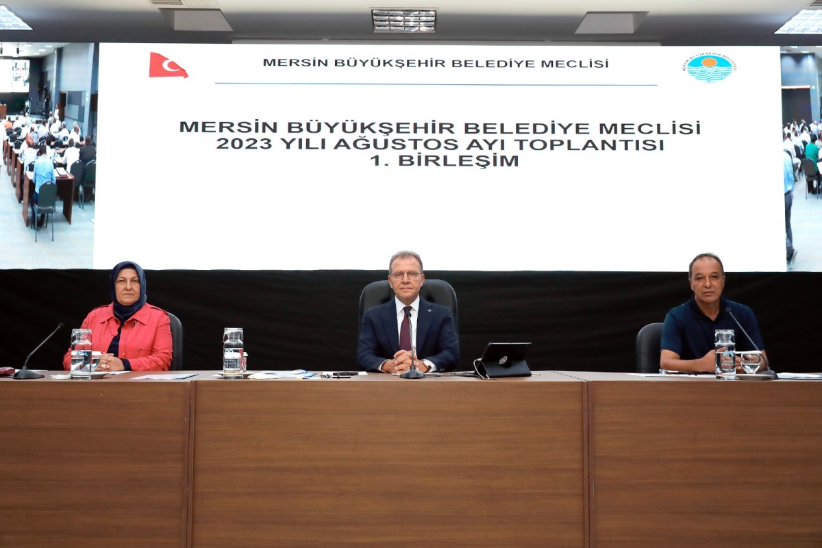 BÜYÜKŞEHİR BELEDİYE MECLİSİ’NDE SU VURGUSU