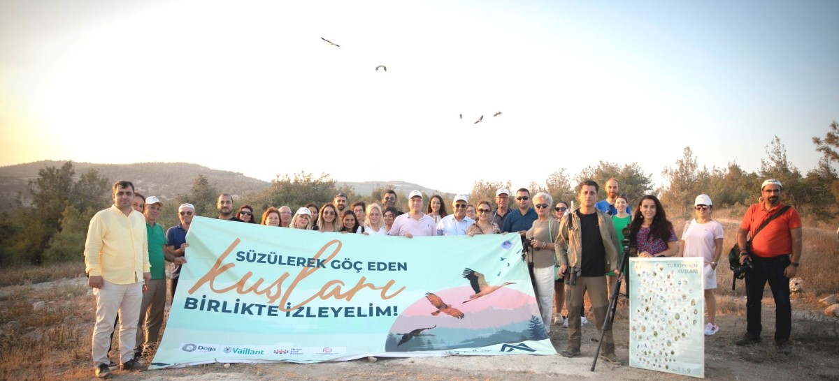 GÖÇMEN KUŞLAR, MERSİN'DEN AFRİKA'YA UĞURLANDI  