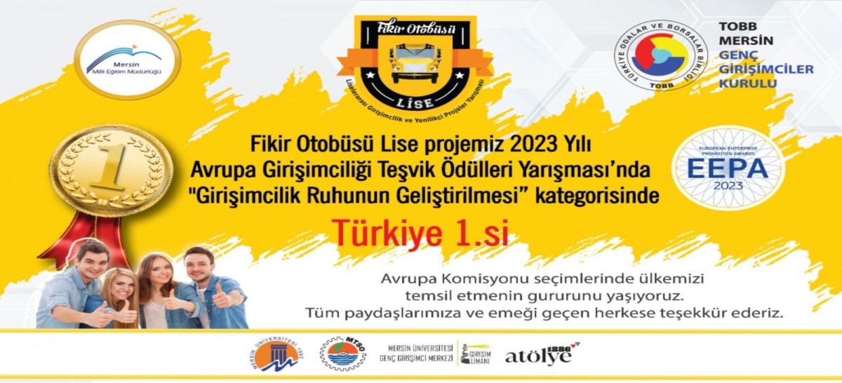 FİKİR OTOBÜSÜ PROJELER YARIŞMASI’NDA ÖDÜLLER VERİLİYOR