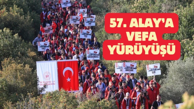 57. Alay’a vefa yürüyüşü