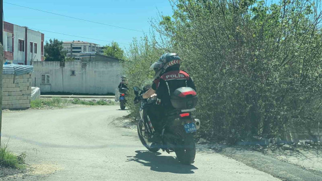 Aranan şahıs polis ekiplerini harekete geçirdi