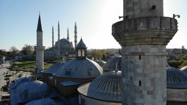 Edirne’de Ramazan Bayramı namazında camiler doldu taştı