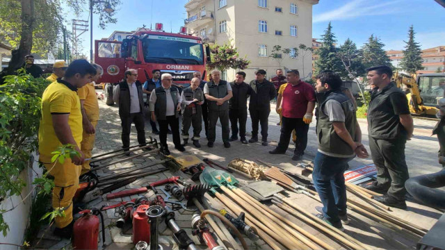 Elazığ’da orman yangınları ile mücadele eğitimleri sürüyor