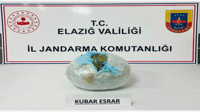 Elazığ’da uyuşturucuya geçit yok: 1 tutuklama