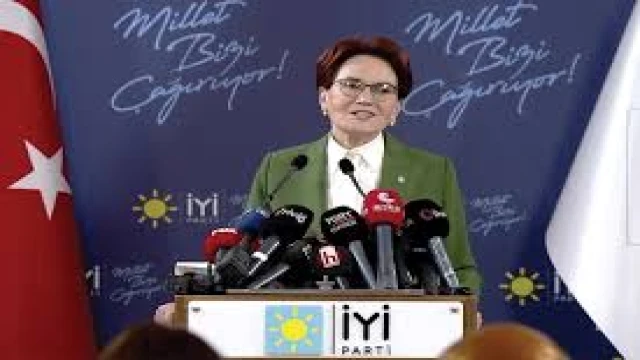 İYİ Parti Genel Başkanı Meral Akşener: "Olağanüstü Kurultayımızda Genel Başkanlığa aday olmayacağımı ilan ediyorum."