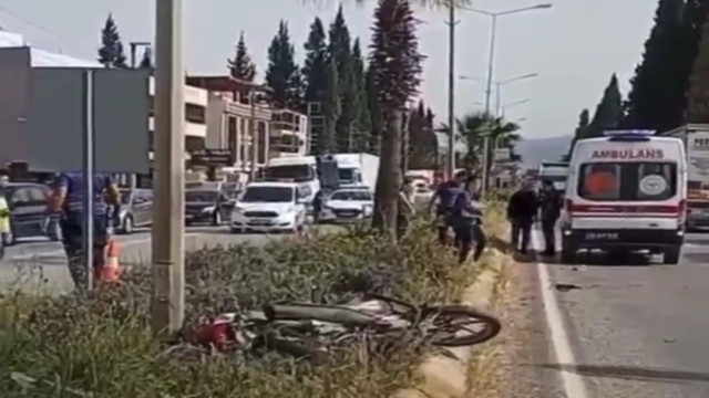 İzmir’de aracın çarptığı motosikletteki çift hayatını kaybetti