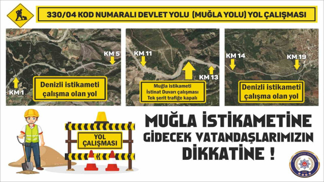 Kale - Muğla karayolunda yol yapım çalışmalarına başlandı