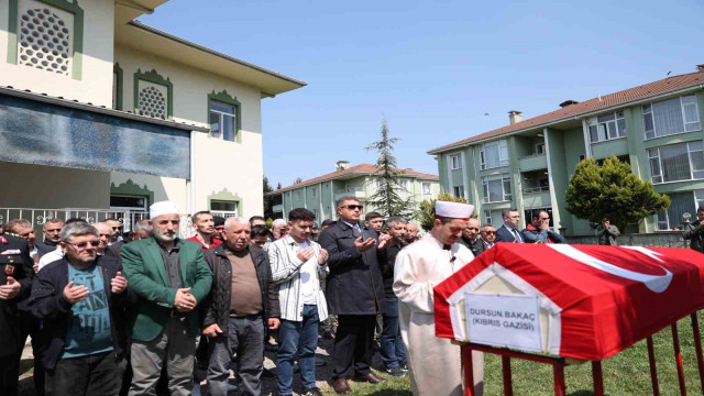 Kıbrıs gazisi son yolculuğuna uğurlandı