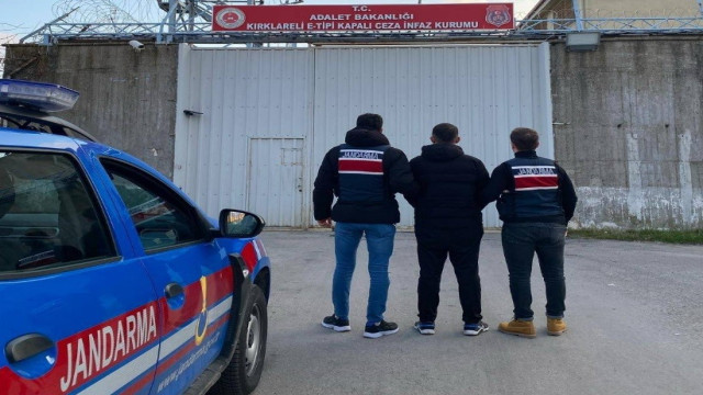 Kırklareli’de kesinleşmiş hapis cezası bulunan 3 kişi yakalandı