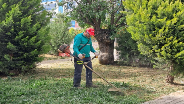 Mahalle sakinlerini istedi, park bahçeler temizlendi