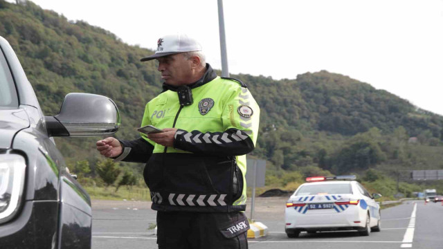 Ordu’da bir haftada 15 binden fazla araç denetlendi