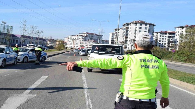 Ordu’da bir haftada 16 binden fazla araç denetlendi