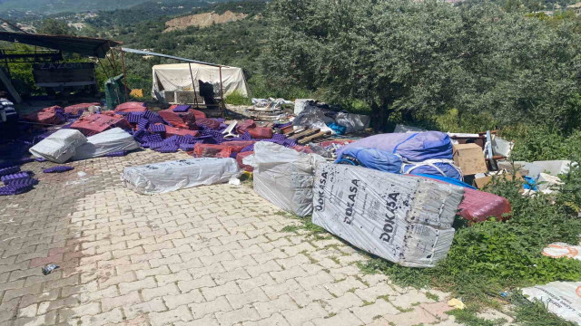 Tavuk çiftliğinde çıkan yangın söndürüldü