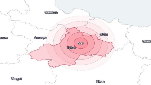 Tokat Sulusaray’daki 5,6 büyüklüğündeki deprem Amasya’da da hissedildi