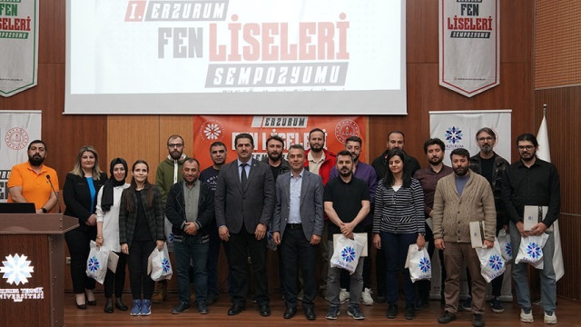 1. Fen Liseleri Sempozyumu’nun kapanış programı gerçekleştirildi