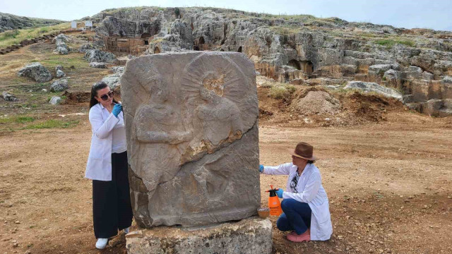 2 bin 100 yıllık steller Perre Antik Kent’te sergilenecek