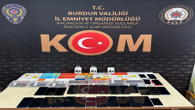 Burdur’da kaçak telefon ve imei klonlama operasyonu: 1 tutuklama