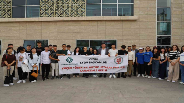 Cizre’de 36 öğrenci Çanakkale gezisine gönderildi