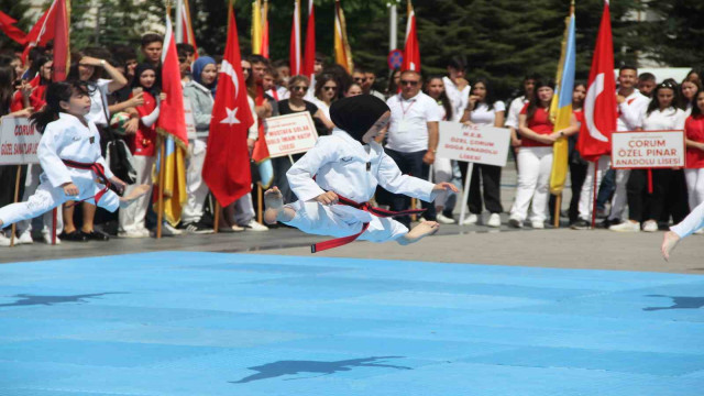 Çorum’da 19 Mayıs coşkusu