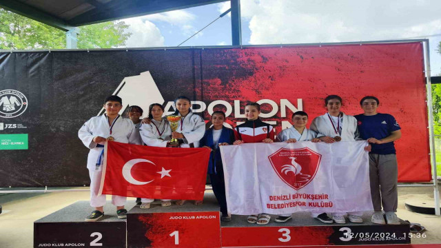 Denizli Büyükşehir Judo Takımı Slovenya’dan derece ile döndü