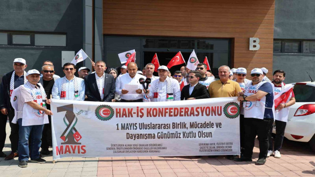 Diyarbakır’da Öz-Sağlık Sendikası 1 Mayıs’ı kutladı