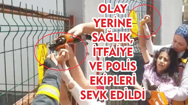 ELİ KORKULUĞA SAPLANDI