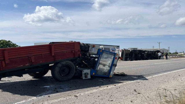 Gönen’de trafik kazası: 2 yaralı