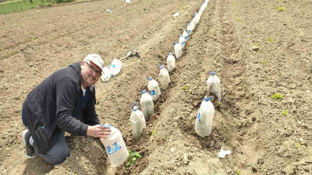 Hisarcıklı üreticilerin zirai don ve kırağı önlemi