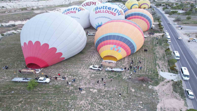 Kapadokya’da balon uçuş alanları ‘turizm amaçlı özel güvenlik izinli alan’ kapsamına alındı