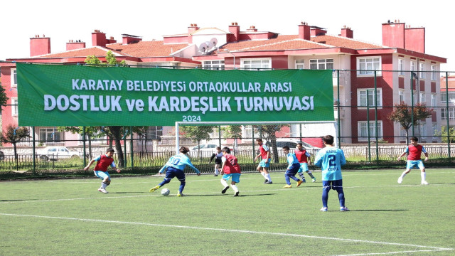 Karatay’da “3. Ortaokullar Arası Dostluk ve Kardeşlik Futbol Turnuvası”” başladı