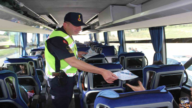 Kaymakam Duru, trafik denetimine katıldı