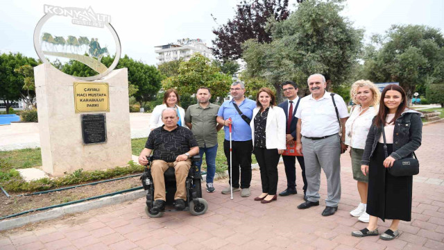 Konyaaltı’nda erişebilir park sayısı 13’e yükseldi