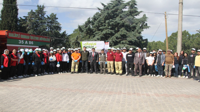 Kula’da ‘Orman Benim’ etkinliği düzenlendi