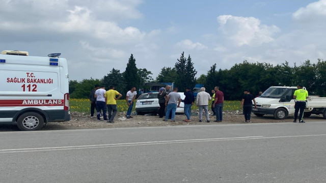 Osmaniye’de kontrolden çıkan otomobil takla attı: 3 yaralı