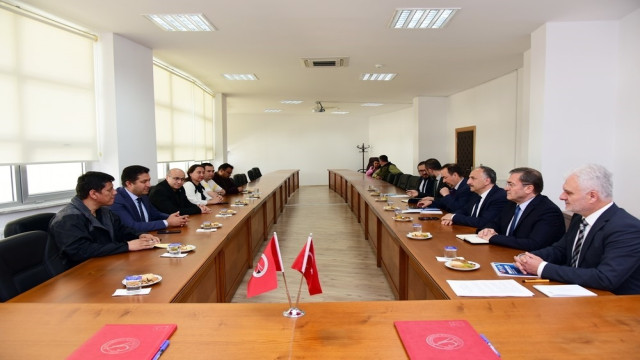 Özbekistan heyeti ile Kastamonu Üniversitesi arasında iş birliği