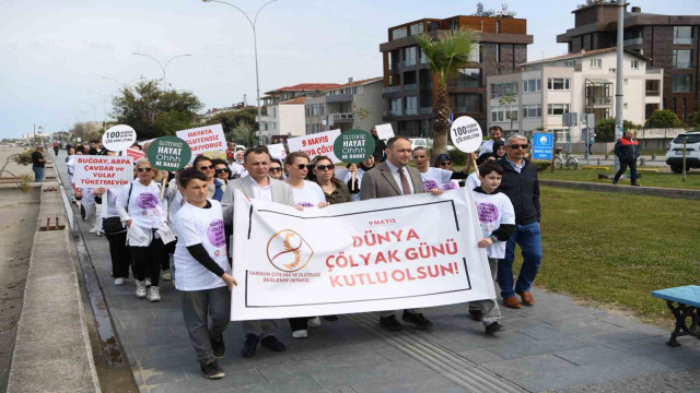 Samsun’da çölyak hastaları için farkındalık yürüyüşü düzenlendi