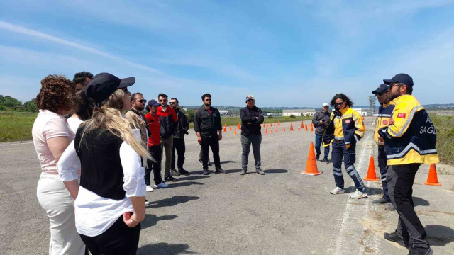 Sinop’ta ambulans sürüş güvenliği eğitimi