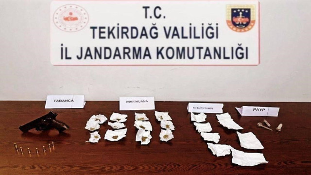 Tekirdağ’da silah ve uyuşturucu operasyonunda 11 kişi yakalandı