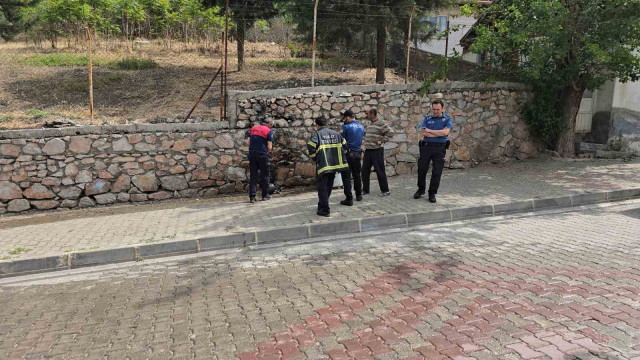 Tokat’ta çay içmek için yaktığı mutfak tüpü alev aldı