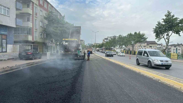 Tuzla Caddesi’nde üstyapı yenileniyor