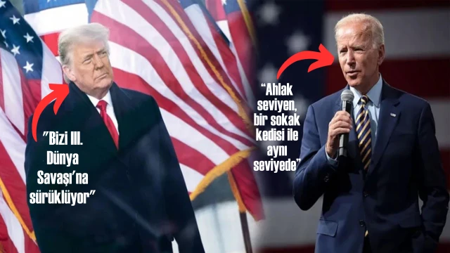 BİDEN VE TRUMP KOZLARINI PAYLAŞTI  