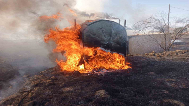 Burdur’da yarım saat içerisinde çıkan 5 yangında 60 dekar arazi yandı