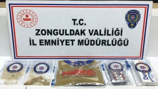 ”Dur” ihtarına uymayan araçtan uyuşturucu çıktı