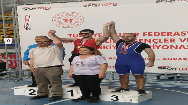 Eskişehirli görme engelli sporcu Türkiye 3’üncüsü oldu