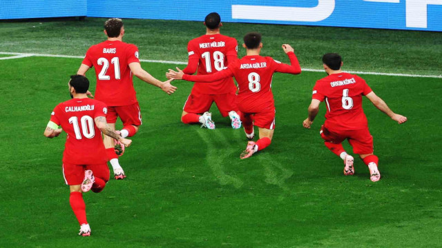 EURO 2024: Türkiye: 1 - Gürcistan: 1 (İlk yarı)