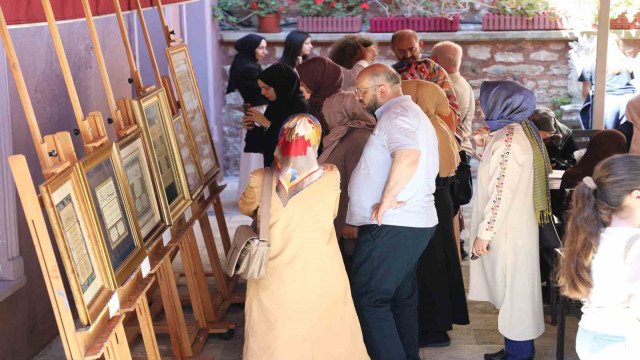 Fatih’te ”Anasır-ı Erbaa Hüsn-i Hat Sergisi” açıldı