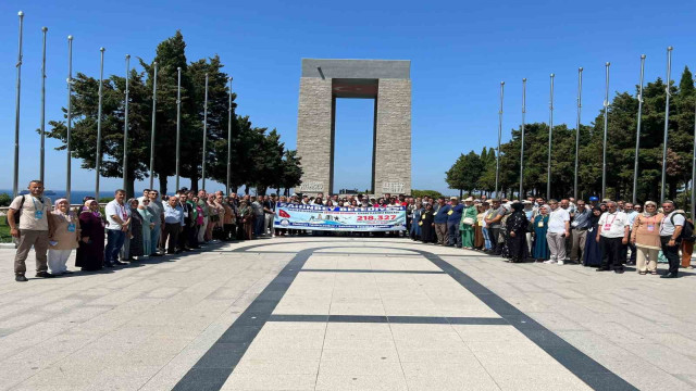 Gazi torunları şehitler diyarında