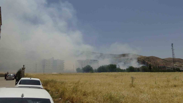 Gercüş’te 20 dönüm buğday ve arpa tarlası yandı